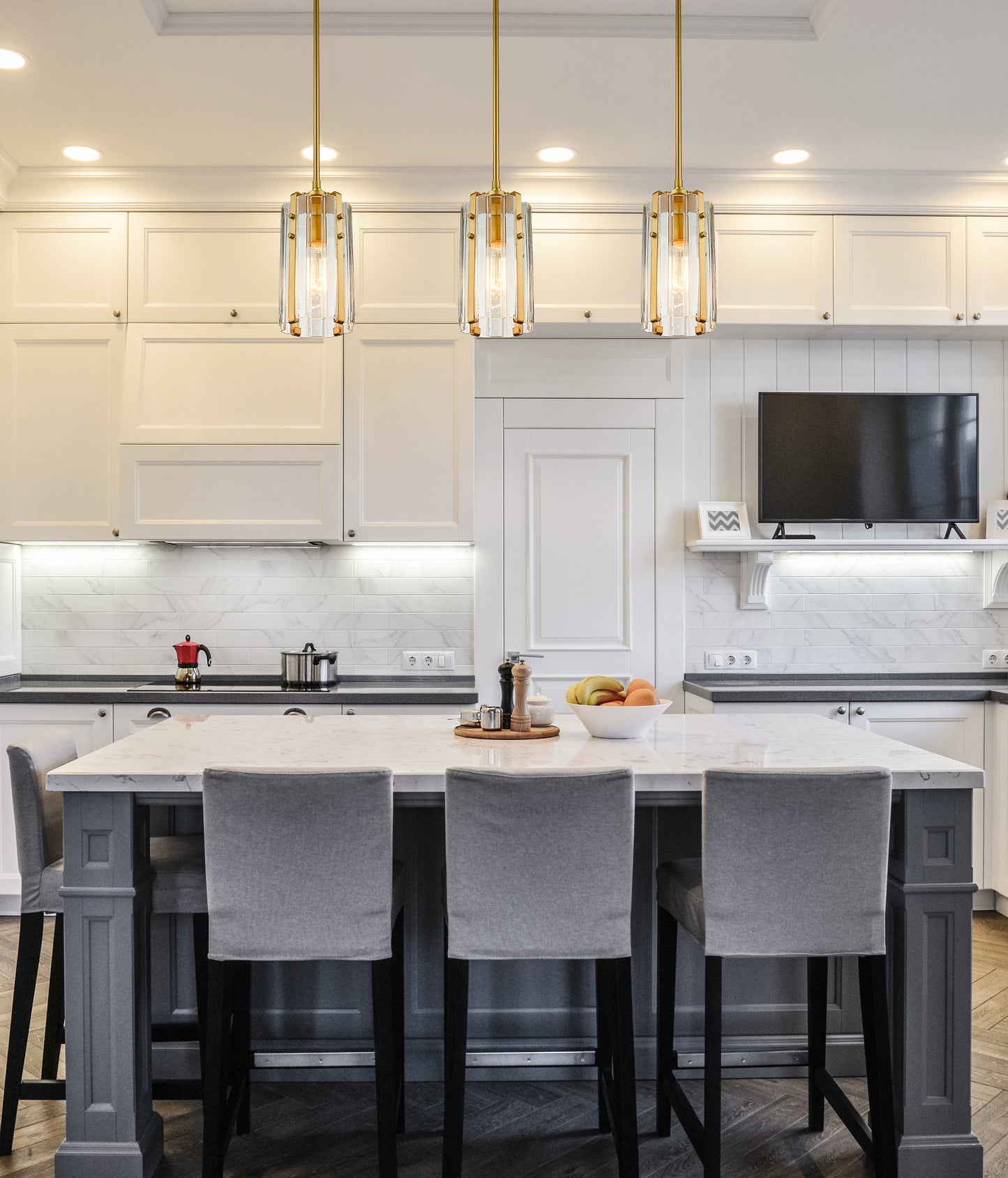 3036MP-RB - Alverton 1 Light 6" Pendant - Rubbed Brass