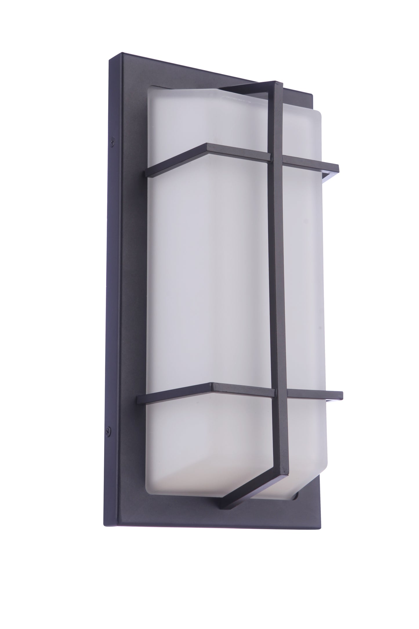 ZA6112-TB - Bulkhead Rectangular 2 Light 14" High Outdoor Wall/Ceiling Mount - Textured Black