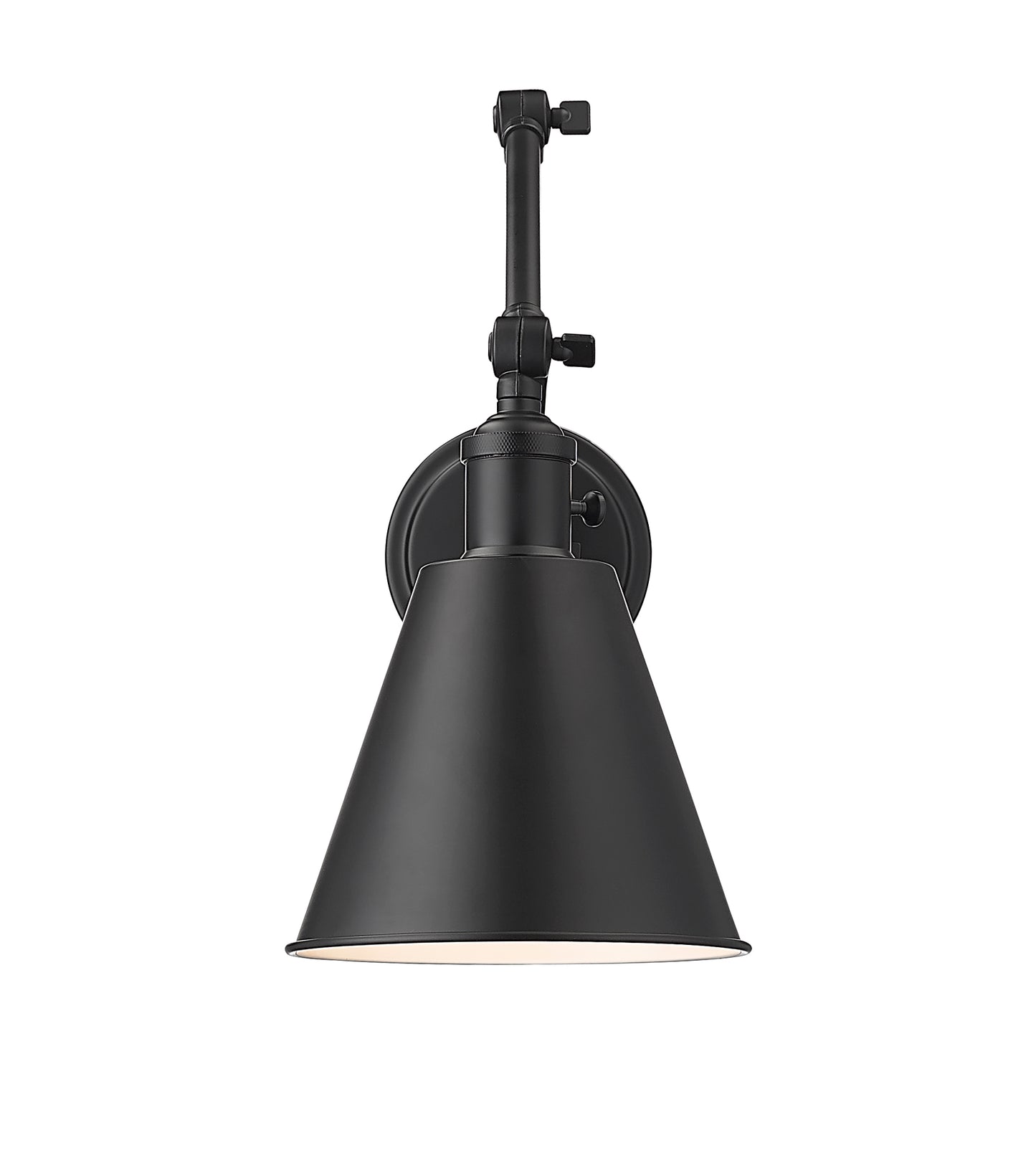 349S-MB - Gayson 1 Light Wall 8" Sconce - Matte Black