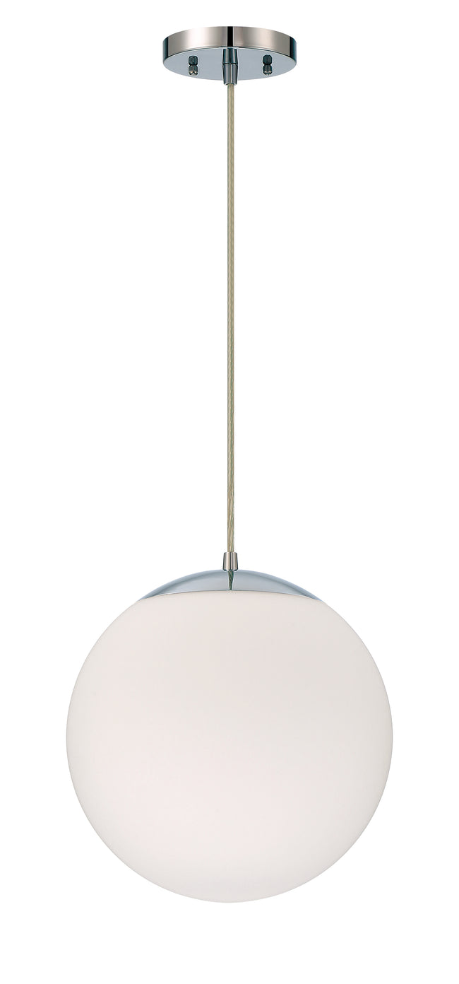 56892-CH-WG - Gaze 1 Light 11.88" Wide Pendant - Chrome