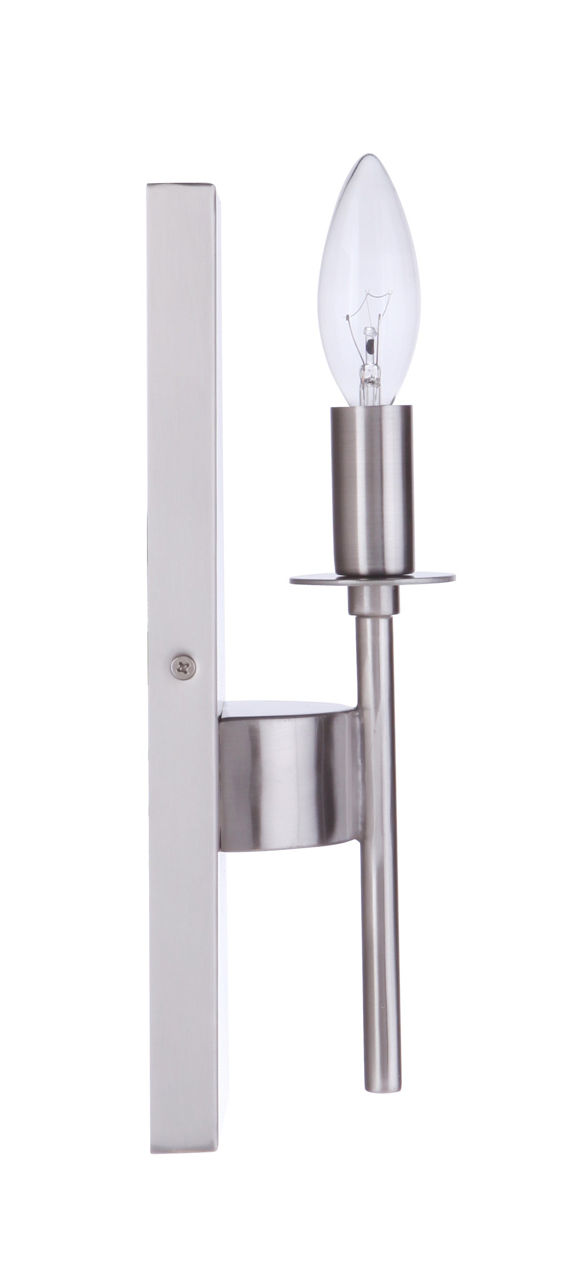 54361-BNK - Larrson 1 Light 11" High Wall Sconce - Brushed Nickel