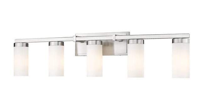 3044-5V-BN - Danica 5 Light 39" Vanity - Brushed Nickel