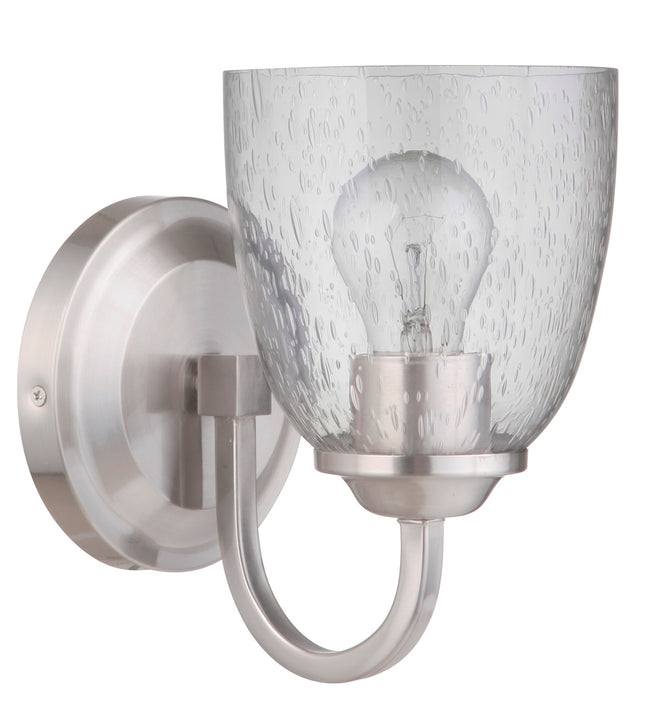 49901-BNK - Serene 1 Light 8.75" High Wall Sconce - Brushed Nickel