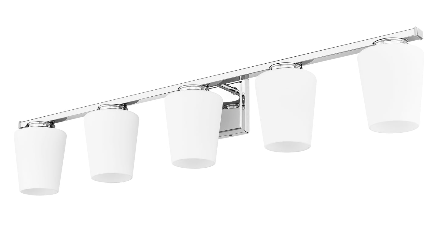 7703-5V-CH - Nextra 5 Light 42" Vanity - Chrome