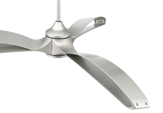 BDX60PN3 - Bandeaux 60" 3 Blade Indoor Outdoor Ceiling Fan with Light Kit - Painted Nickel