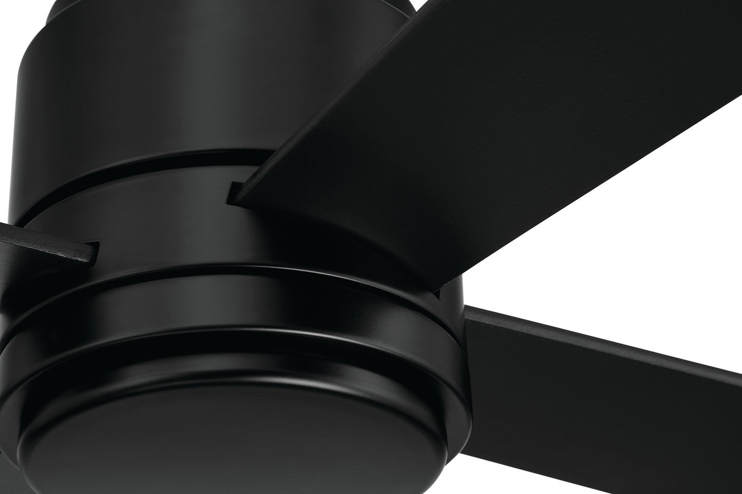 MCY60FB4 - McCoy 60" 4-blade ceiling fan with 2-wire HW wall control 60" 4 Blade Ceiling Fan with Light Kit - Flat Black