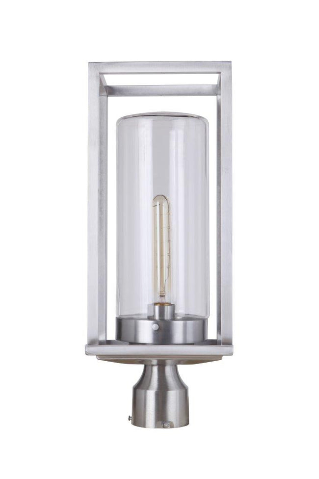 ZA4825-SA - Neo 1 Light 17" High Post Mount - Satin Aluminum