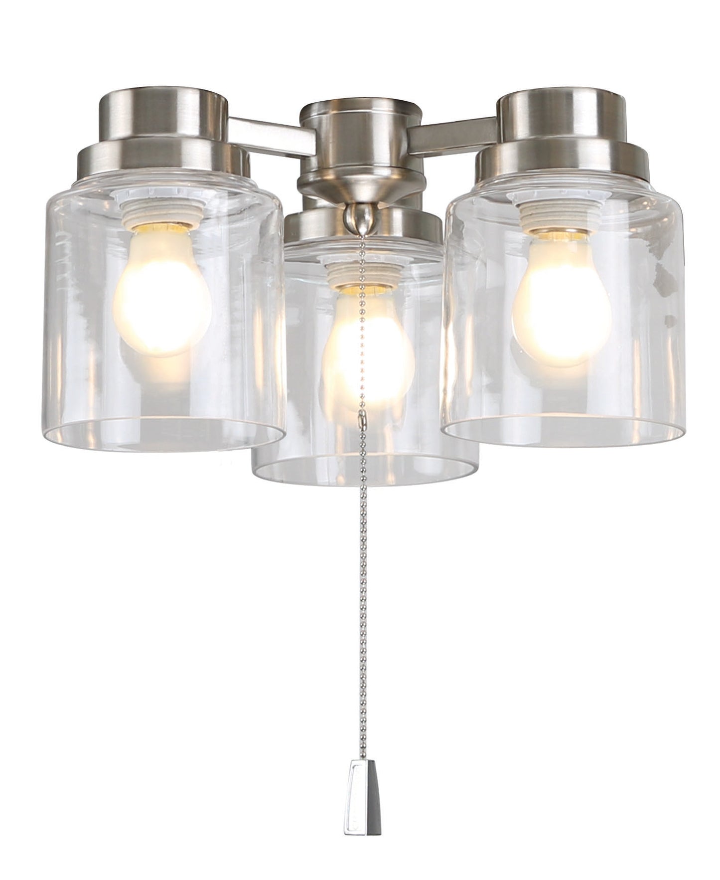 LK301102-BNK-LED - 3 Light Universal Light Kit in Brushed Polished Nickel