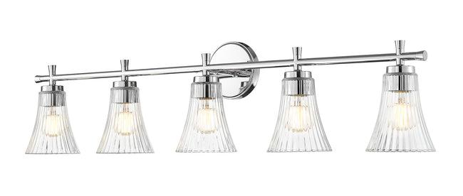 7519-5V-CH - Belle 5 Light 42" Vanity - Chrome