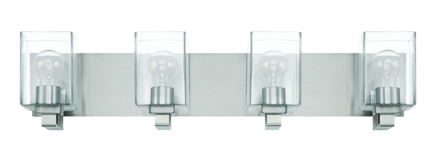 18532BNK4 - McClane 4 Light 32" Wide Vanity Light - Brushed Nickel