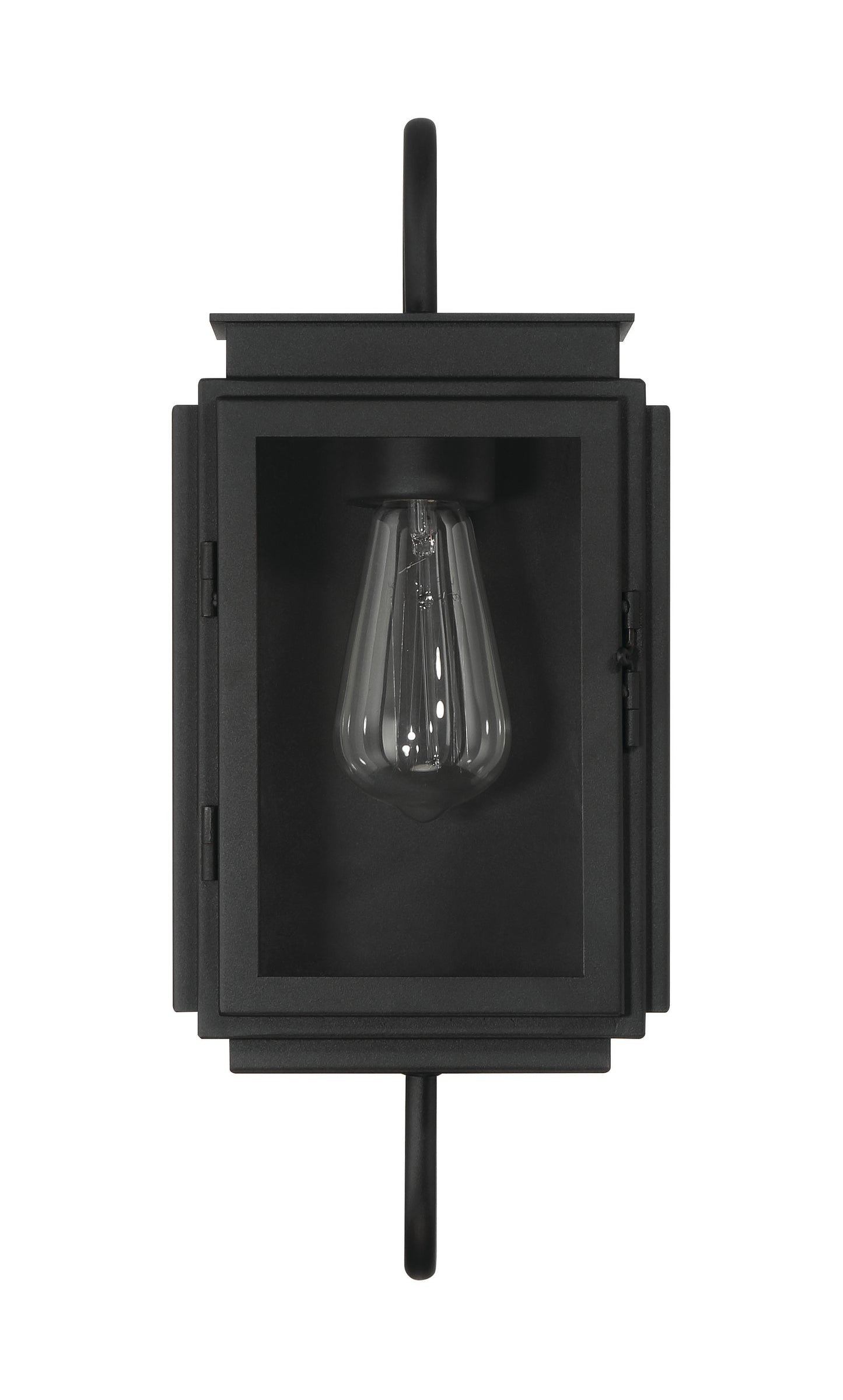 ZA7704-TB - Irving 1 Light 17" High Outdoor Wall Lantern - Textured Black