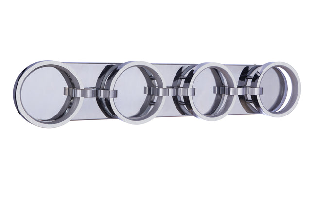 59304-CH-LED - Context 4 Light 33" Wide LED Vanity Light - Chrome