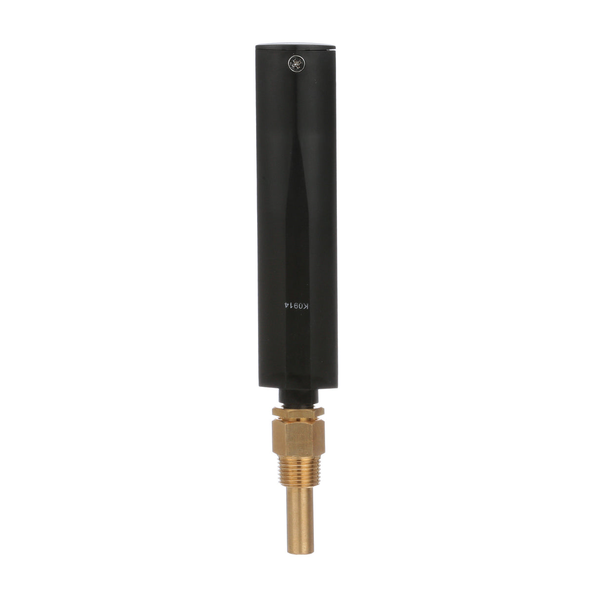 TAS132 - 5" Straight Industrial Thermometer with Brass Thermowell - 30°F to 240°F
