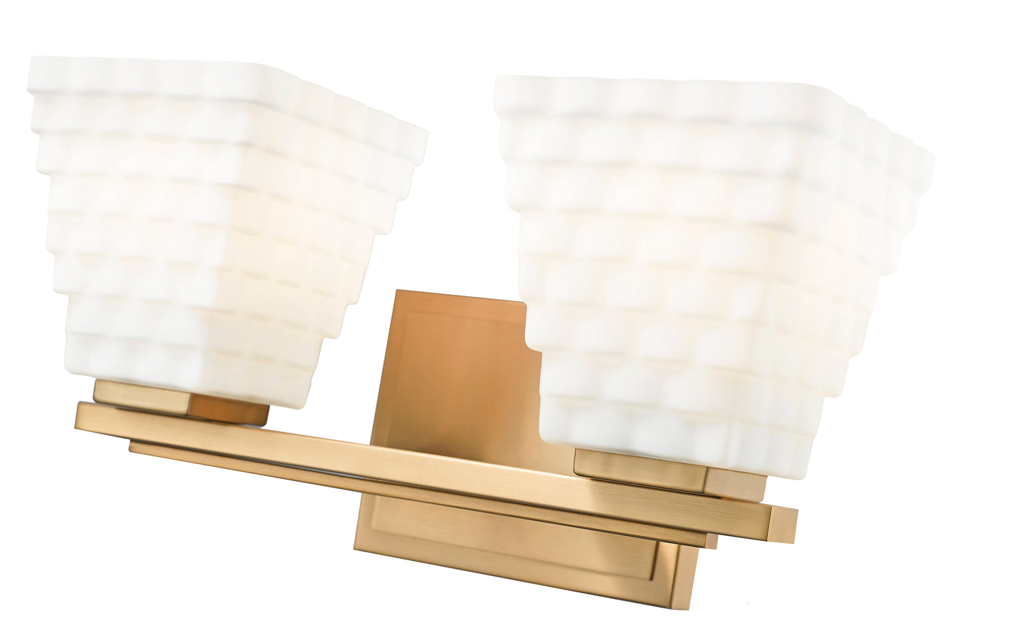 7514-2V-MGLD - Annalise 2 Light 14" Vanity - Modern Gold