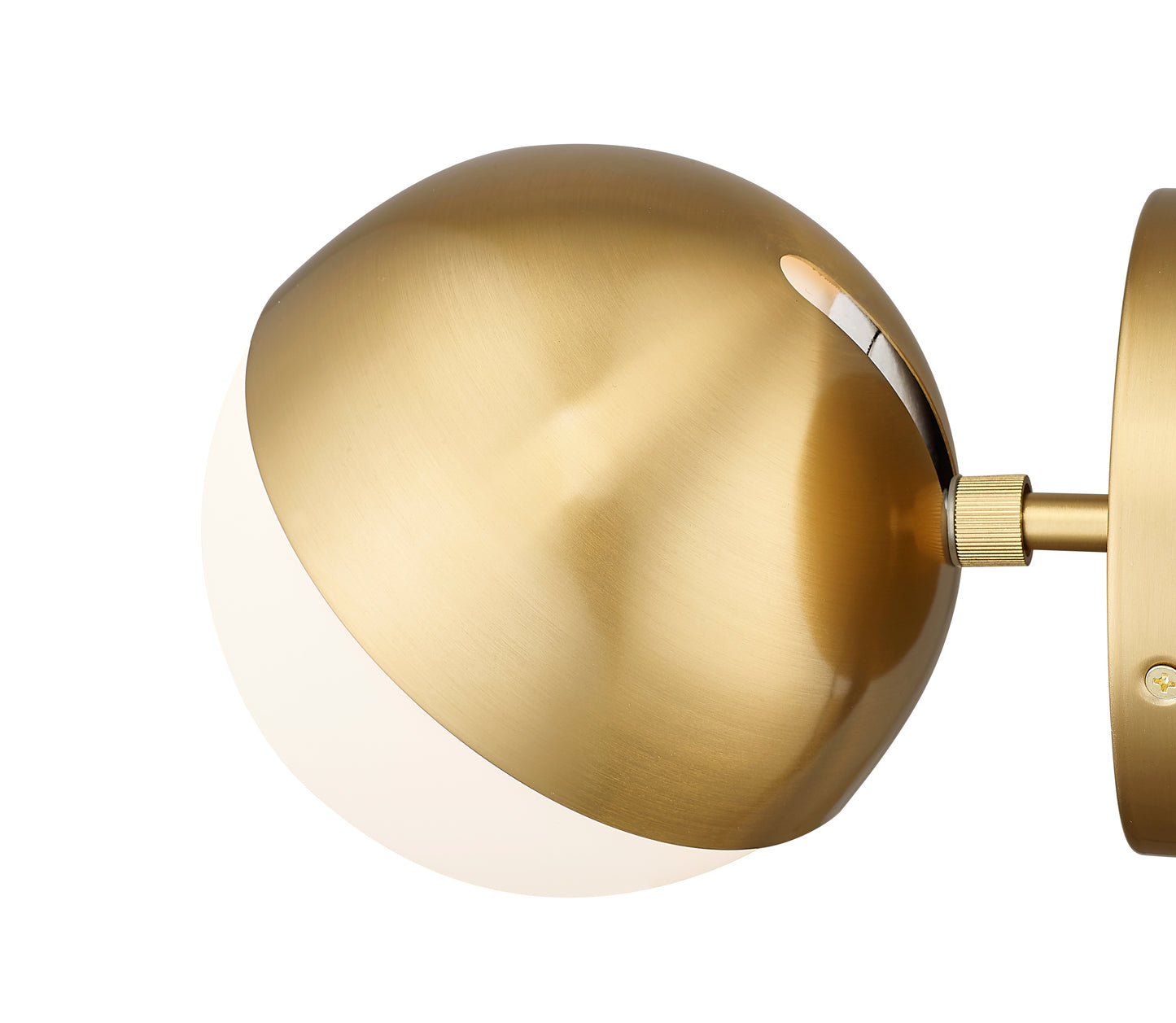 7517-1S-MGLD - Realm Sphere 1 Light Wall 6" Sconce - Modern Gold