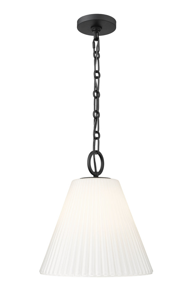 3042P14-MB - Alaric 1 Light 14" Pendant - Matte Black