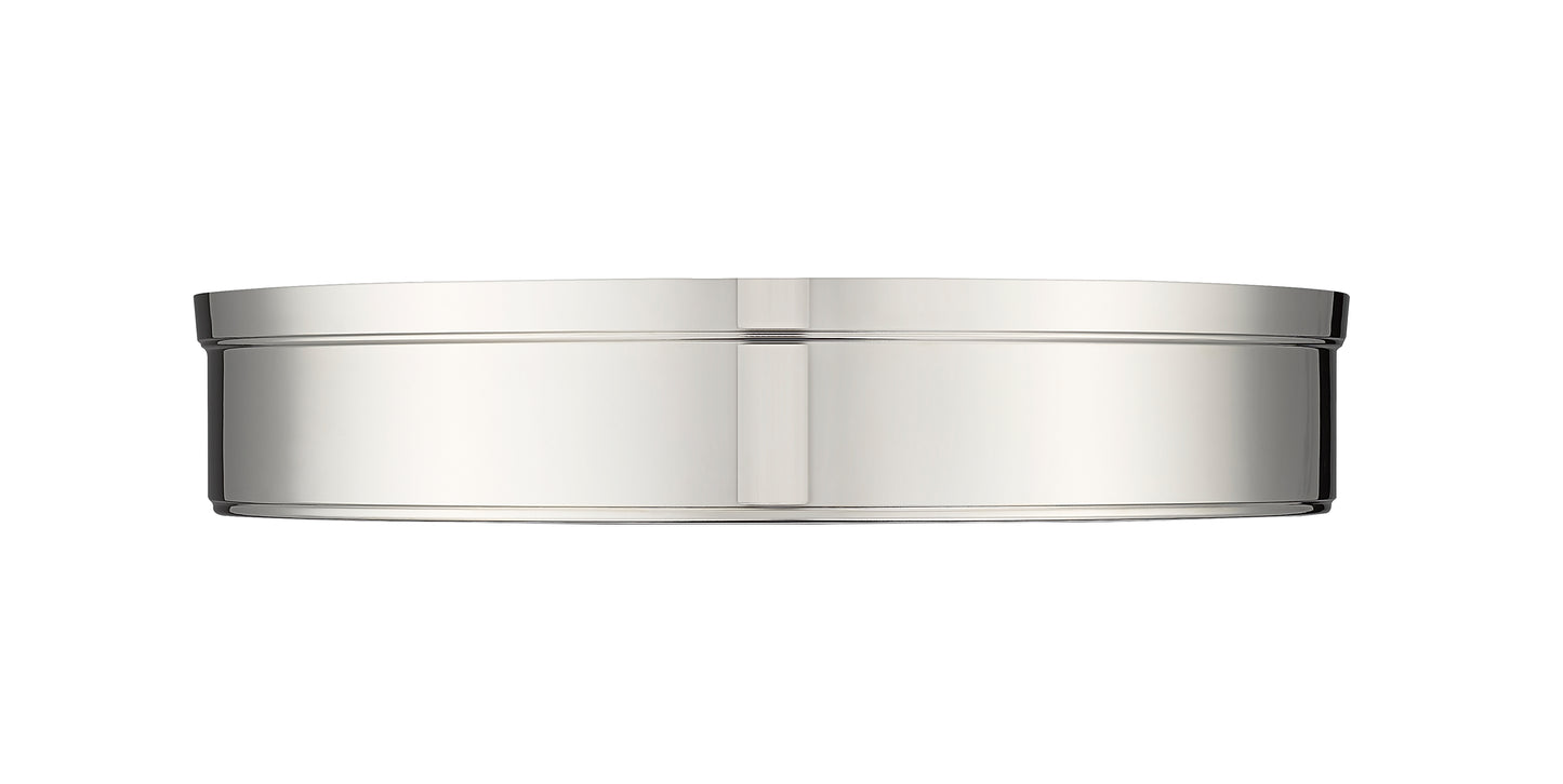 1944F22-PN-LED - Anders 3 Light Flush 22" Mount - Polished Nickel