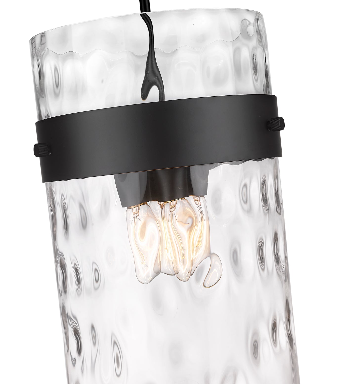 3035P12-MB - Fontaine 4 Light 13" Pendant - Matte Black