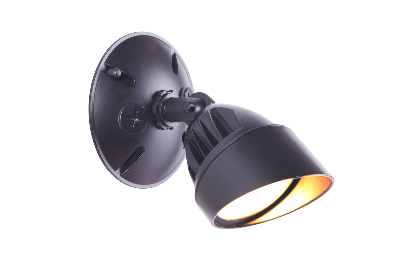 Z421-MN-LED - LED Flood 1 Light 4.45" Wide Outdoor Flood - Midnight