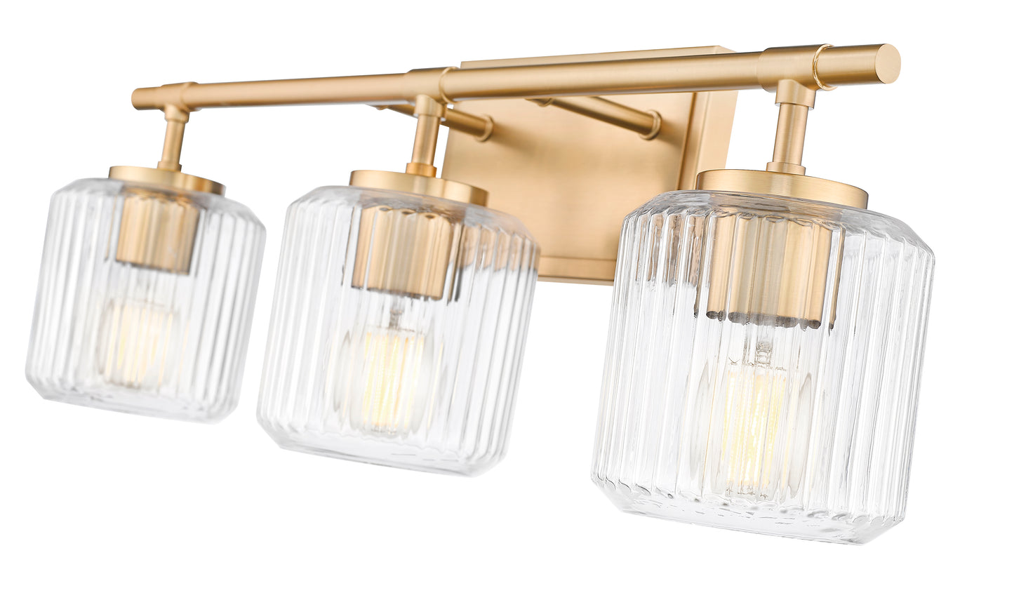 7515-3V-MGLD - Landon 3 Light 24" Vanity - Modern Gold