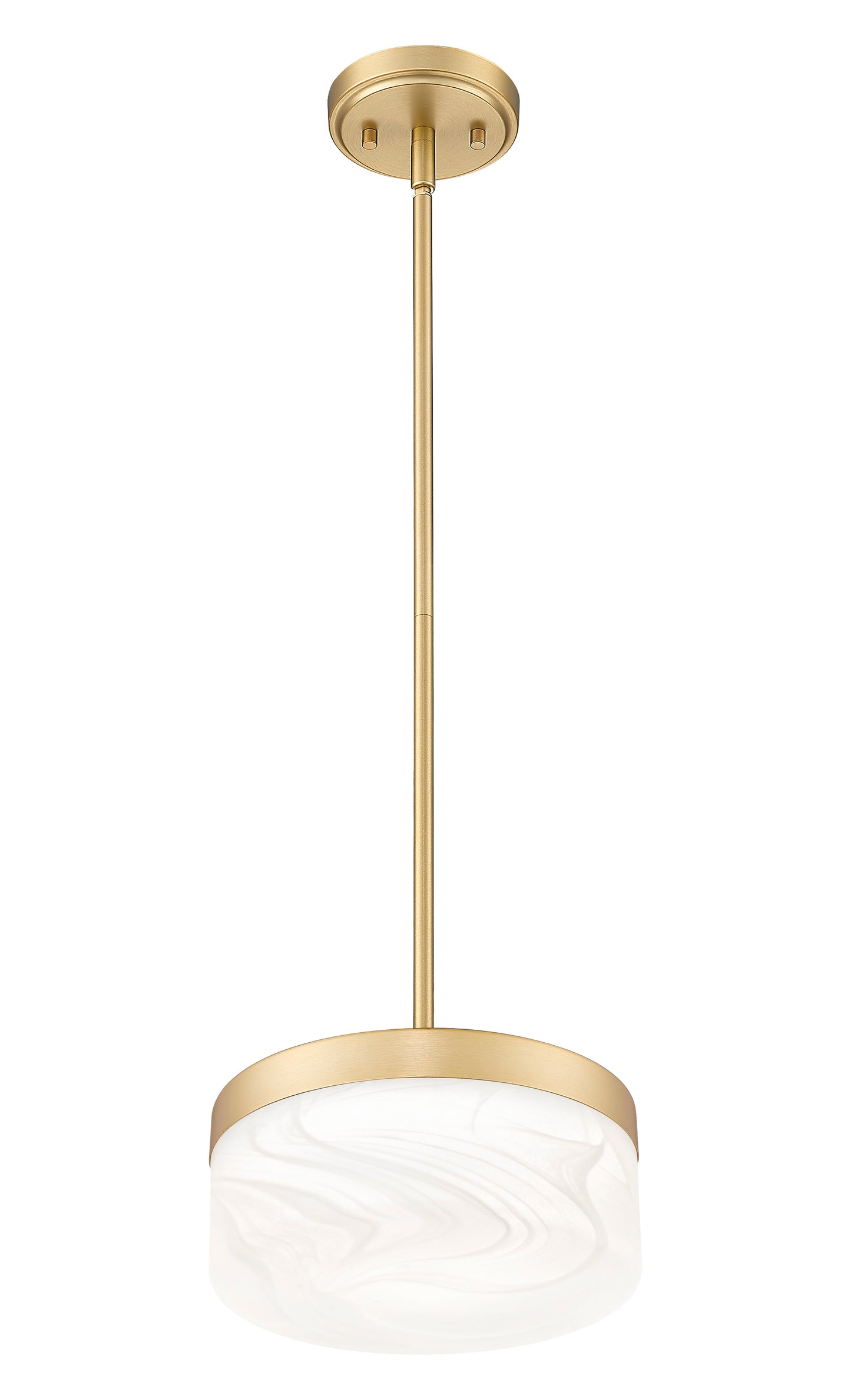 827P9-MGLD-LED - Renaud 1 Light 9" Pendant - Modern Gold