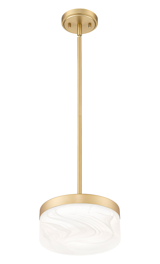 827P9-MGLD-LED - Renaud 1 Light 9" Pendant - Modern Gold
