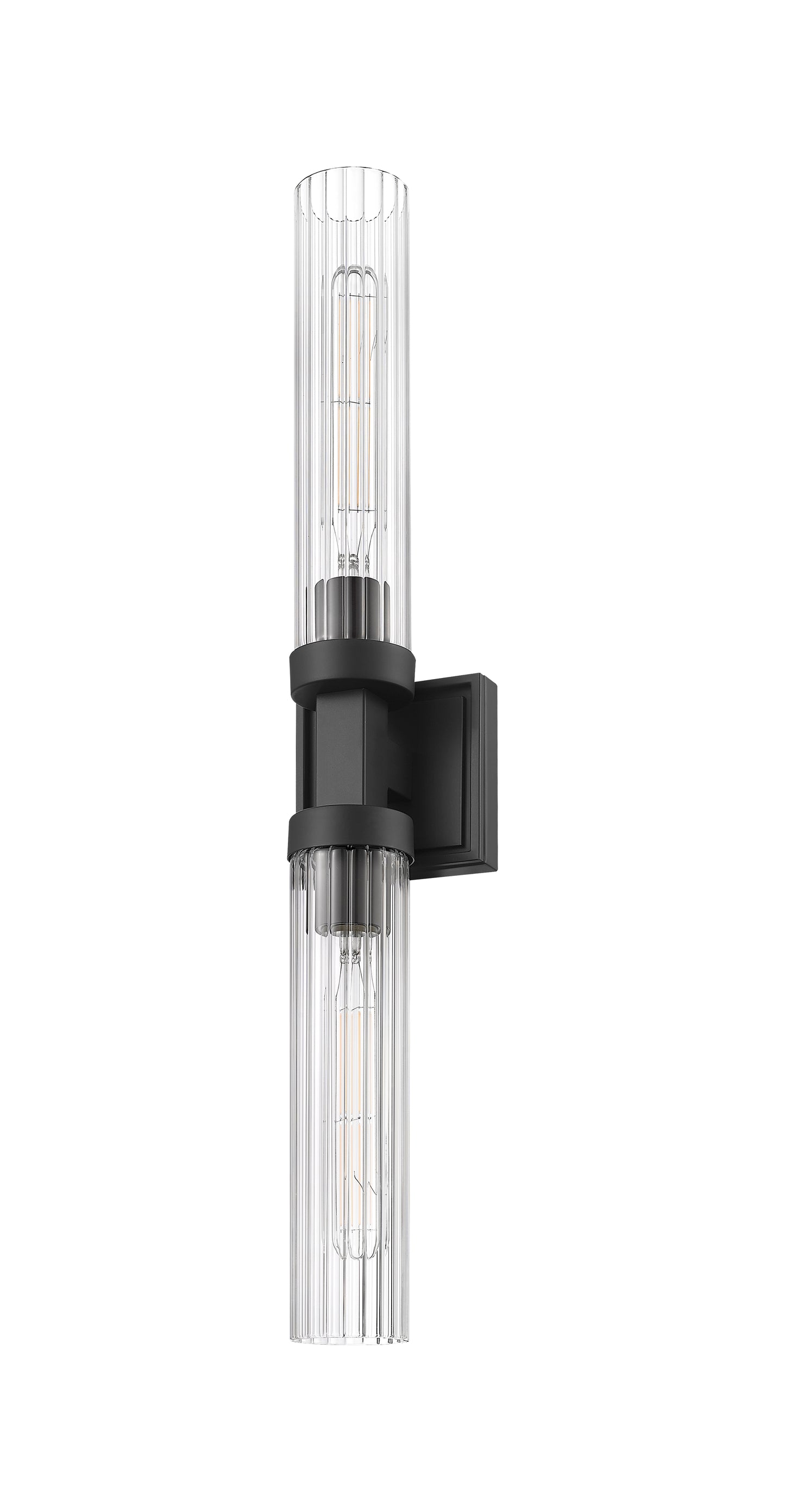 740-2W-MB - Beau 2 Light Wall 27" Sconce - Matte Black