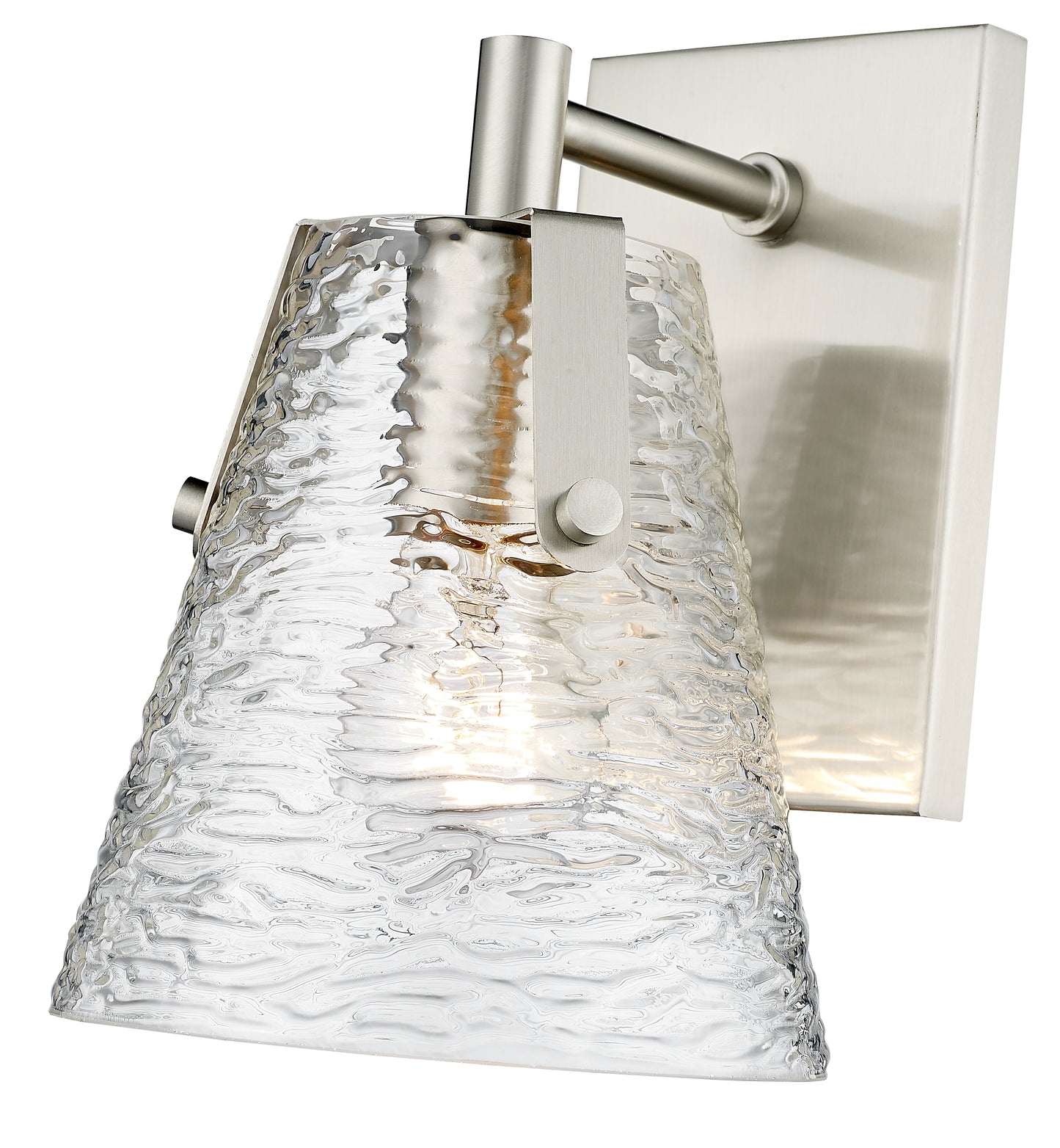 1101-1S-BN - Analia 1 Light Wall 9" Sconce - Brushed Nickel