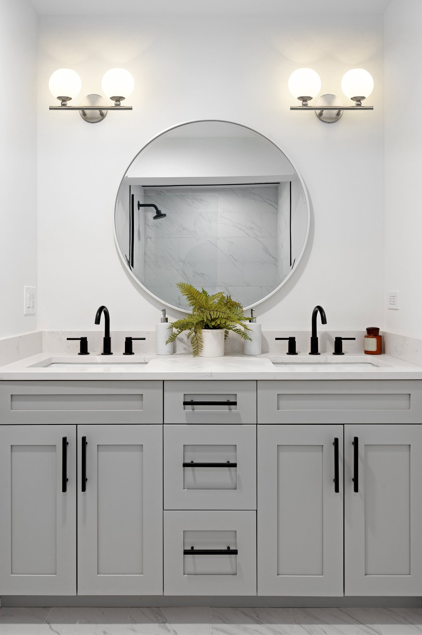 1100-2V-BN - Neoma 2 Light 14" Vanity - Brushed Nickel