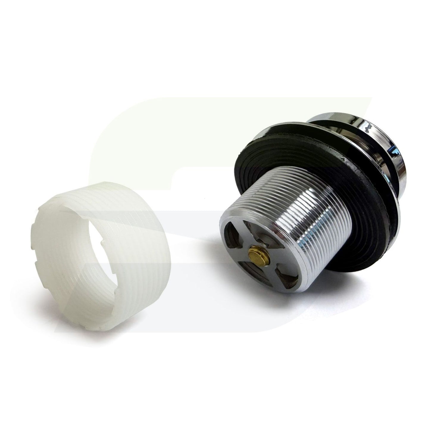 TD1500 - Chrome Plated Brass Tub Drain with Tip-toe Stopper