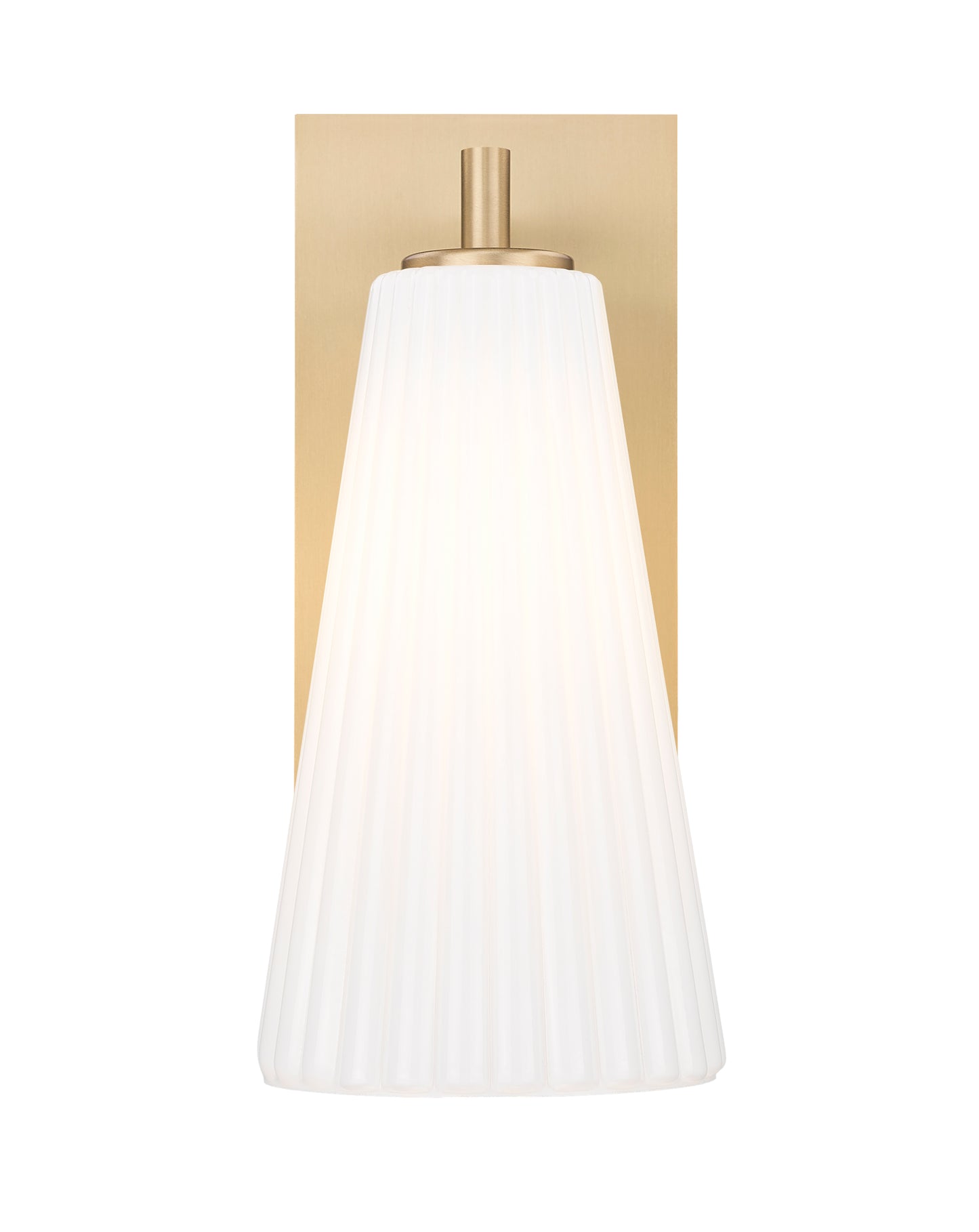 3043-1SS-MGLD - Farrell 1 Light Wall 13" Sconce - Modern Gold