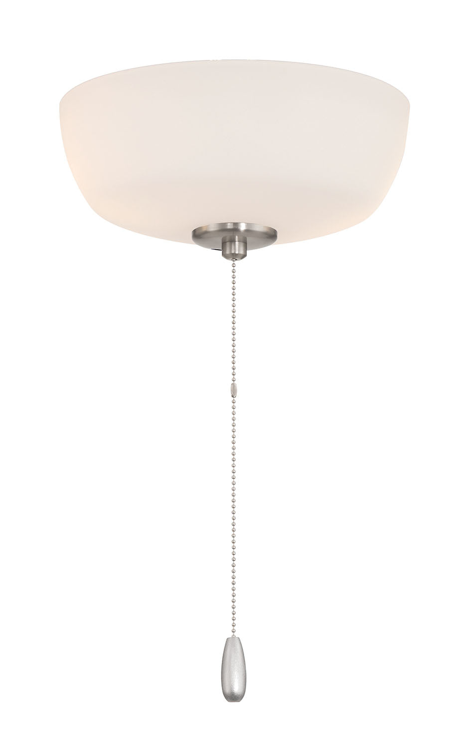 LK2601-2LWF-BNK - 2 Light Bowl Light Kit in Brushed Polished Nickel (White Frost Glass)