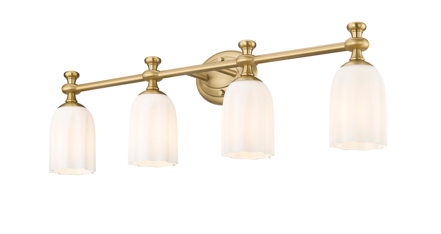 1102-4V-MGLD - Orion 4 Light 31" Vanity - Modern Gold