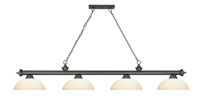 2306-4BRZ-DMO14 - Cordon 4 Light 81" Billiard - Bronze