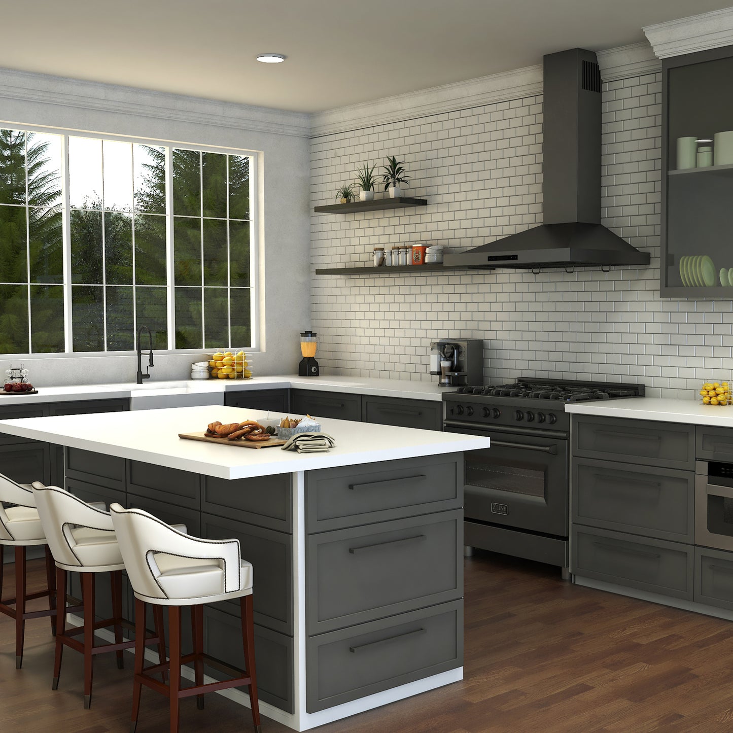 APL-KF-MB - Apollo Kitchen Faucet in Matte Black