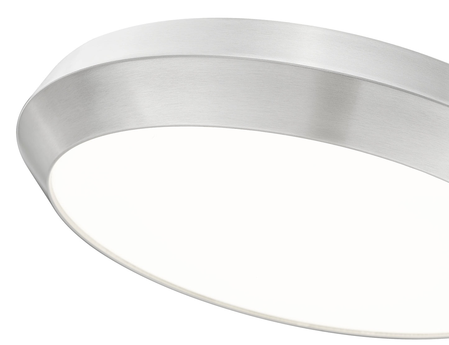 7701F20-BN-LED - Quasars 1 Light Flush 20" Mount - Brushed Nickel