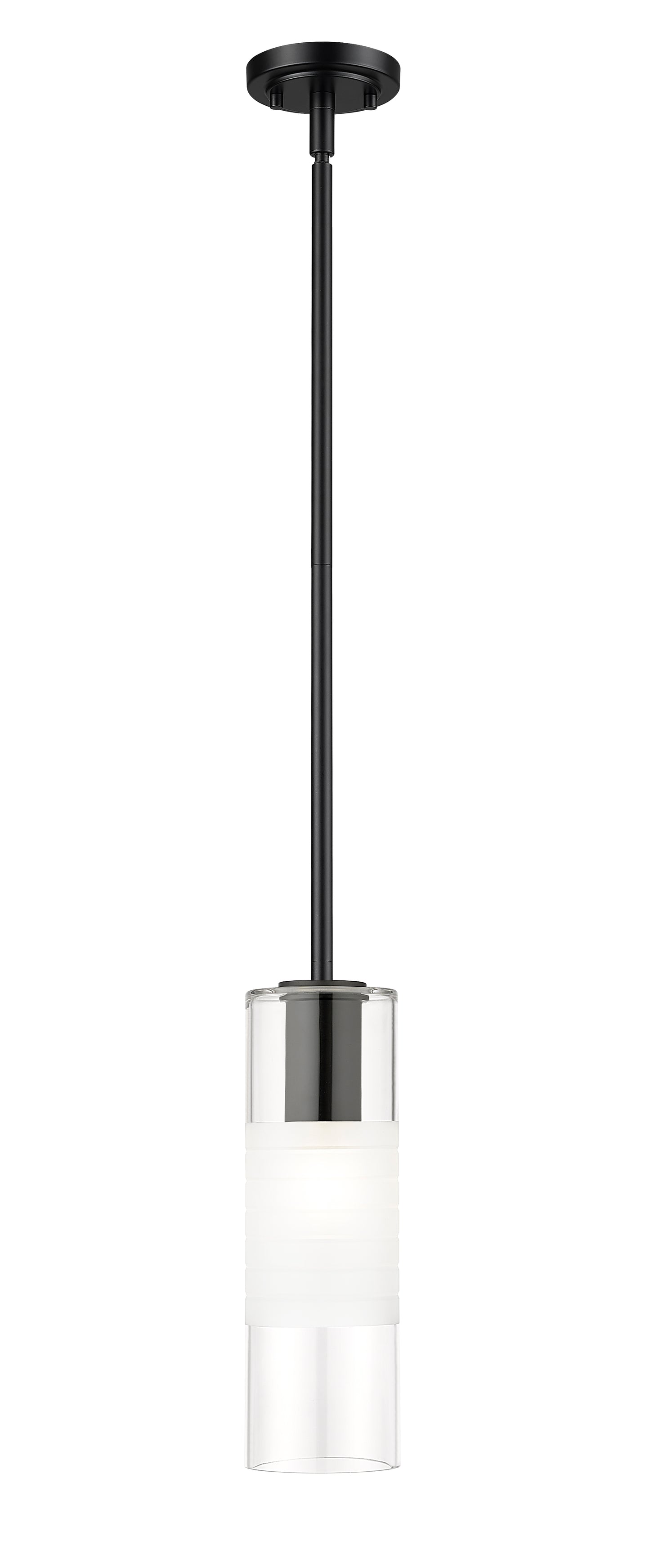 824P-ROD-MB - Alton 1 Light 5" Pendant - Matte Black