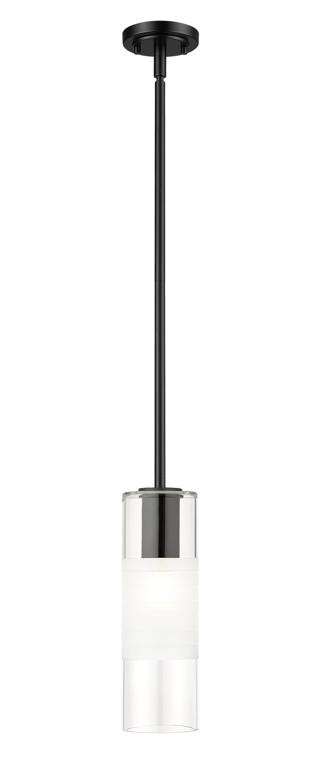 824P-ROD-MB - Alton 1 Light 5" Pendant - Matte Black