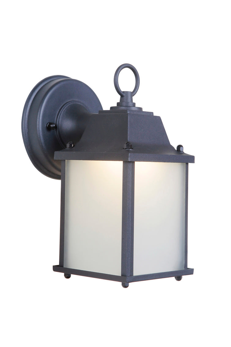 Z192-TB-LED - Coach Lights Cast 1 Light 8.66" High Outdoor Wall Lantern - Textured Black