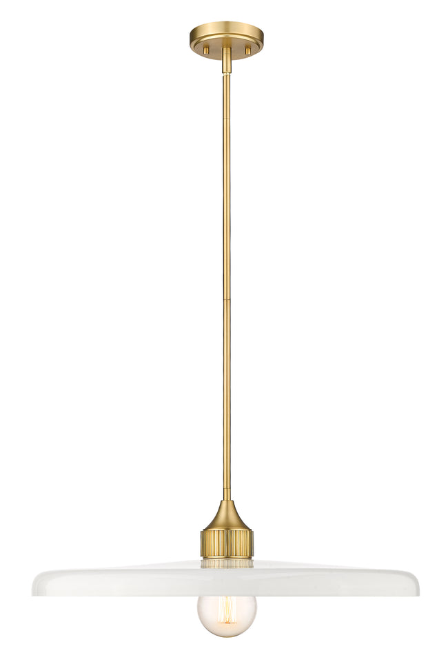 820P24-OBR - Paloma 1 Light 24" Pendant - Olde Brass