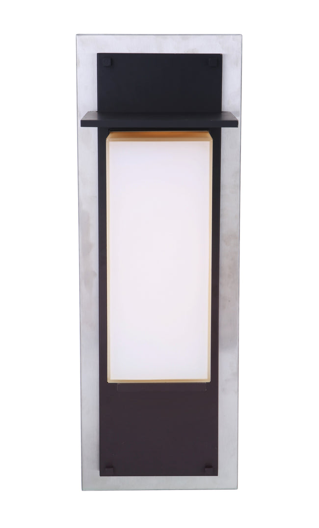 ZA2512-SSMN-LED - Heights 1 Light 20" High Outdoor Wall Lantern - Stainless Steel / Midnight