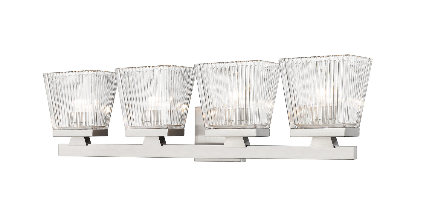 1936-4V-BN - Astor 4 Light 29" Vanity - Brushed Nickel