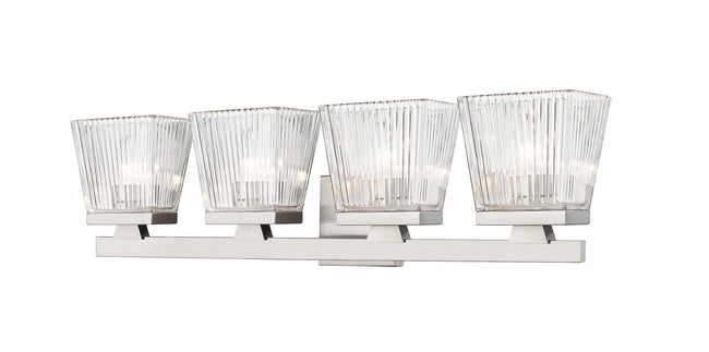 1936-4V-BN - Astor 4 Light 29" Vanity - Brushed Nickel