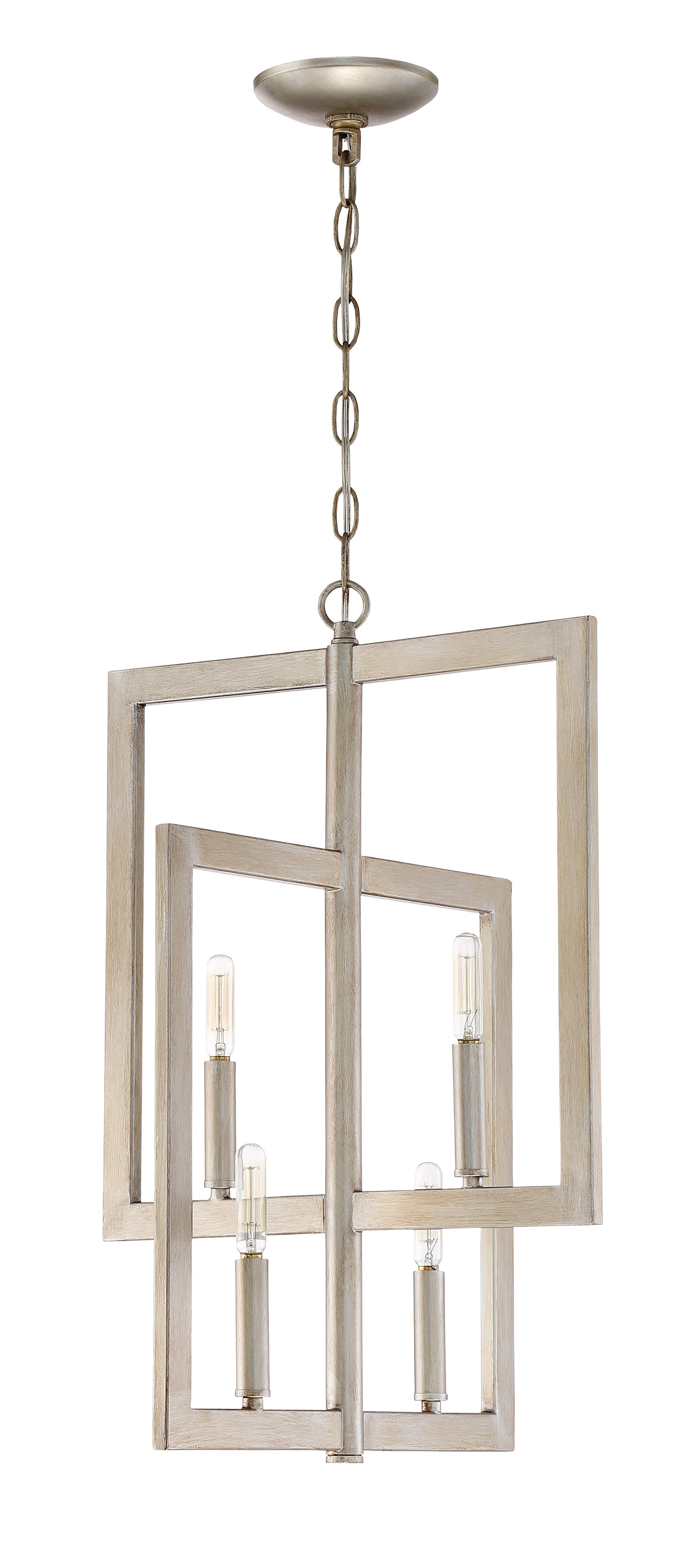 44934-GT - Portrait 4 Light 16" Wide Foyer Light - Gold Twilight