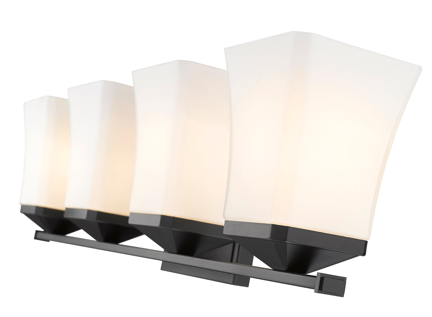 1939-4V-MB - Darcy 4 Light 28" Vanity - Matte Black