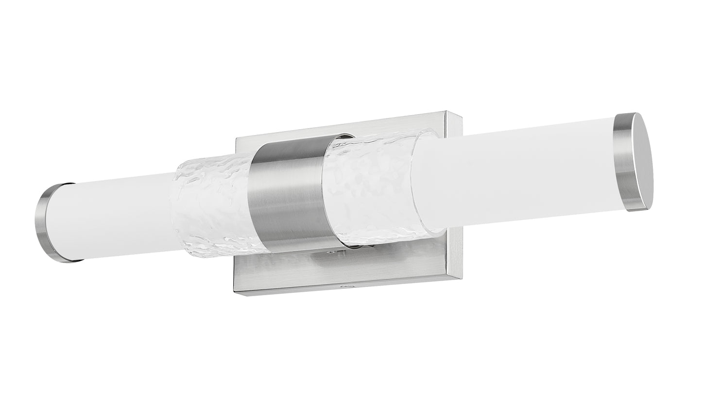 1015-18W-BN-LED - Egon 1 Light 18" Vanity - Brushed Nickel