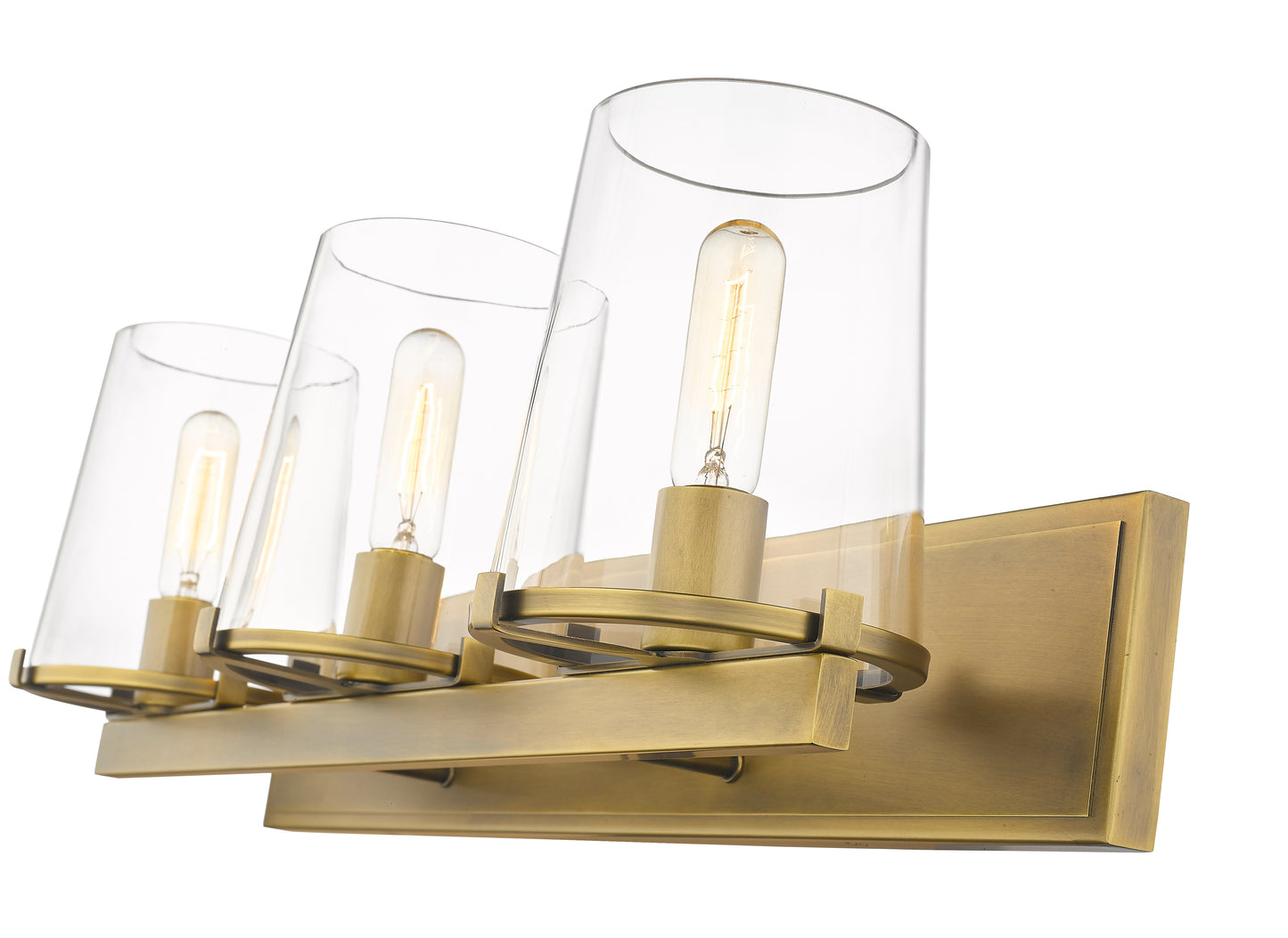 3032-3V-RB - Callista 3 Light 28" Vanity - Rubbed Brass