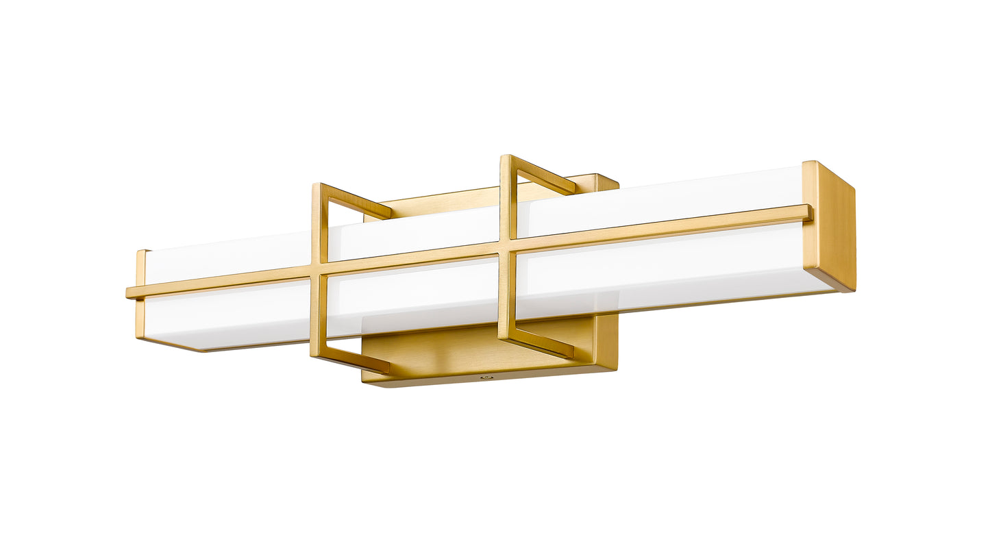 1011-18W-MGLD-LED - Harrison 1 Light 18" Vanity - Modern Gold