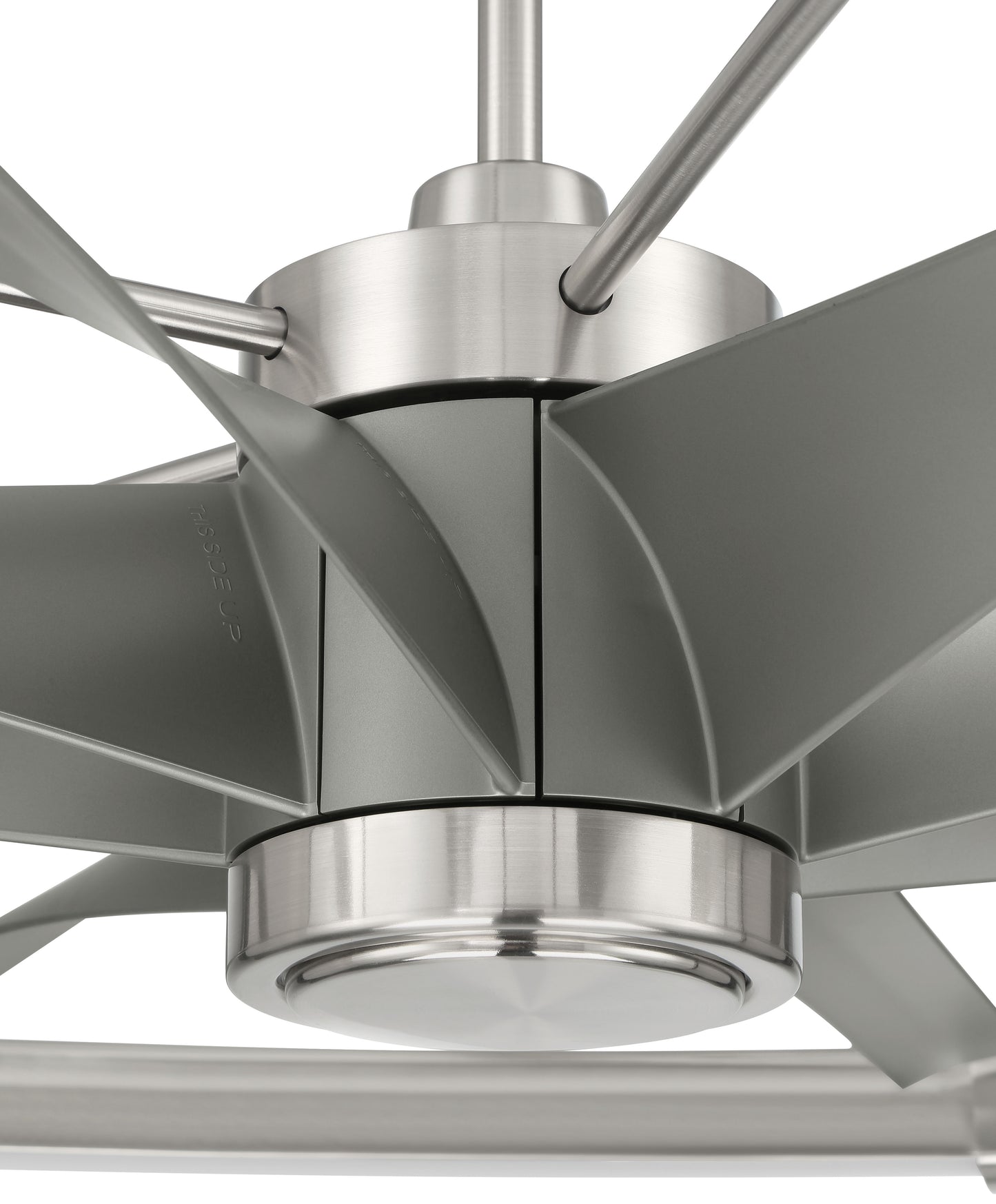 AXL57BNK8 - Axel 52" 8 Blade Indoor Outdoor Ceiling Fan with Light Kit - Brushed Nickel