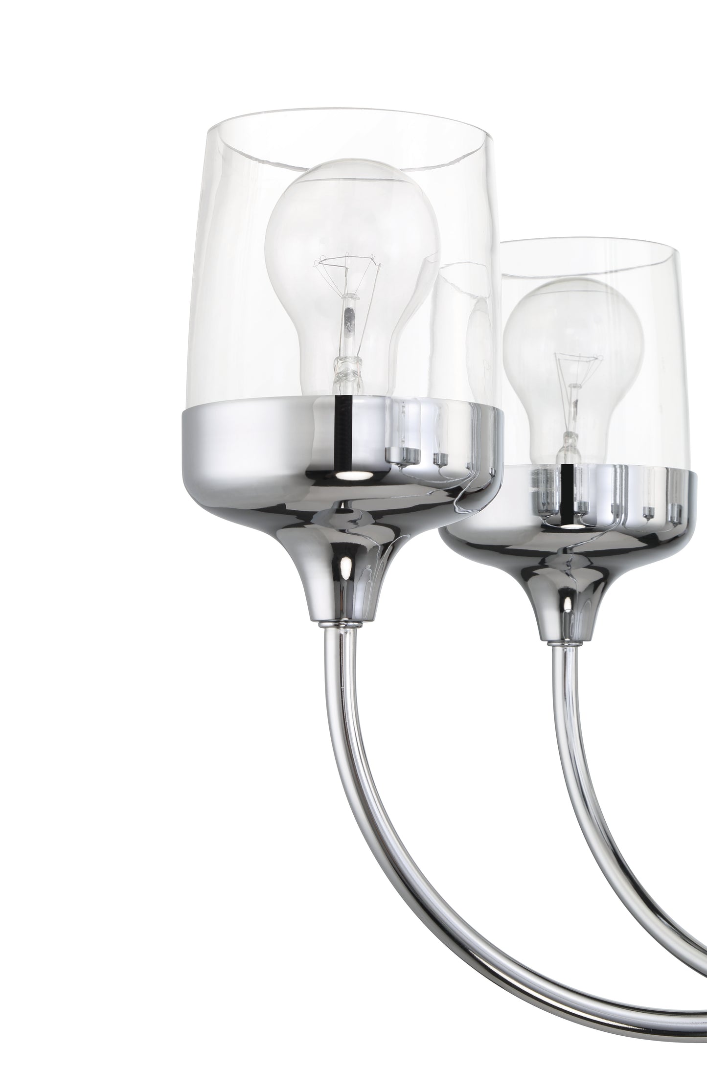 58126-CH - Wrenn 6 Light 26" Wide Chandelier - Chrome